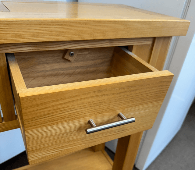 Solid Oak Console/ Hall Table