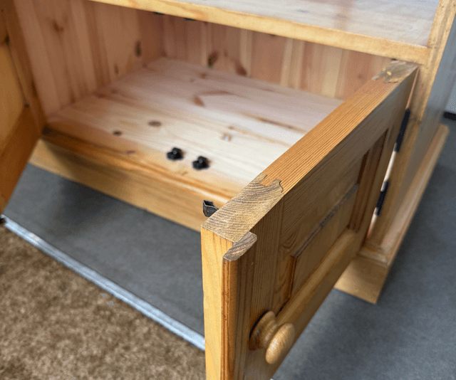 Solid Pine TV Unit