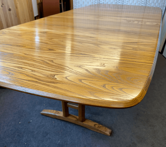 Vintage Blonde Ercol Extendable Dining Table With 3 Leafs