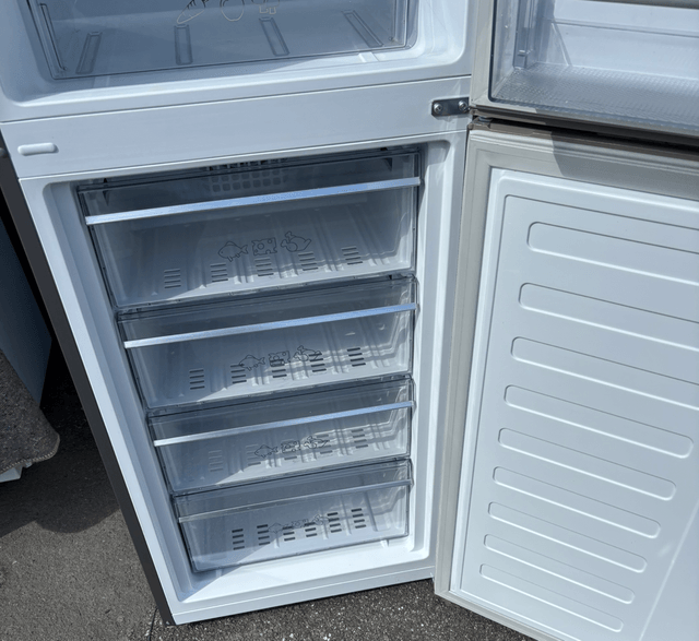 Bloomberg Silver Fridge Freezer