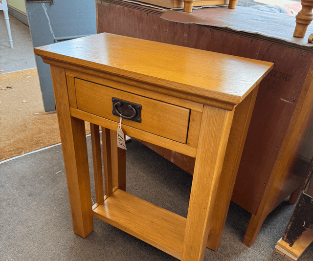 Small Oak Console/ Hall Table