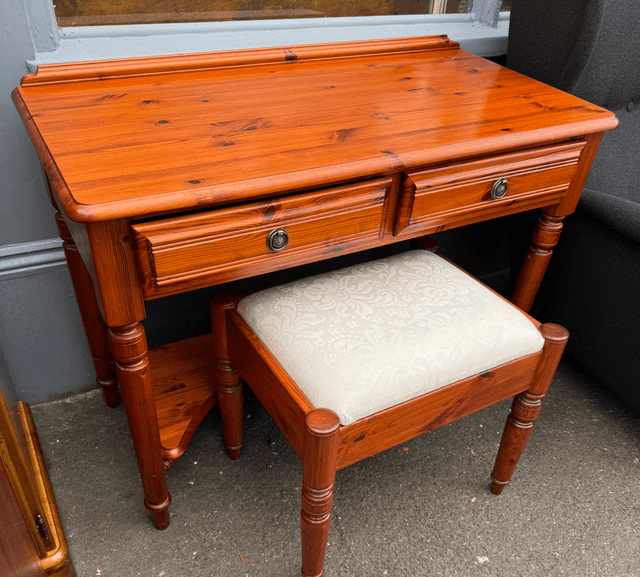 Ducal Pine Dressing Table With Mirror (Dressing Table And Mirror Only)