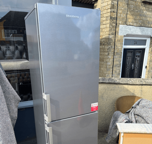 Bloomberg Silver Fridge Freezer
